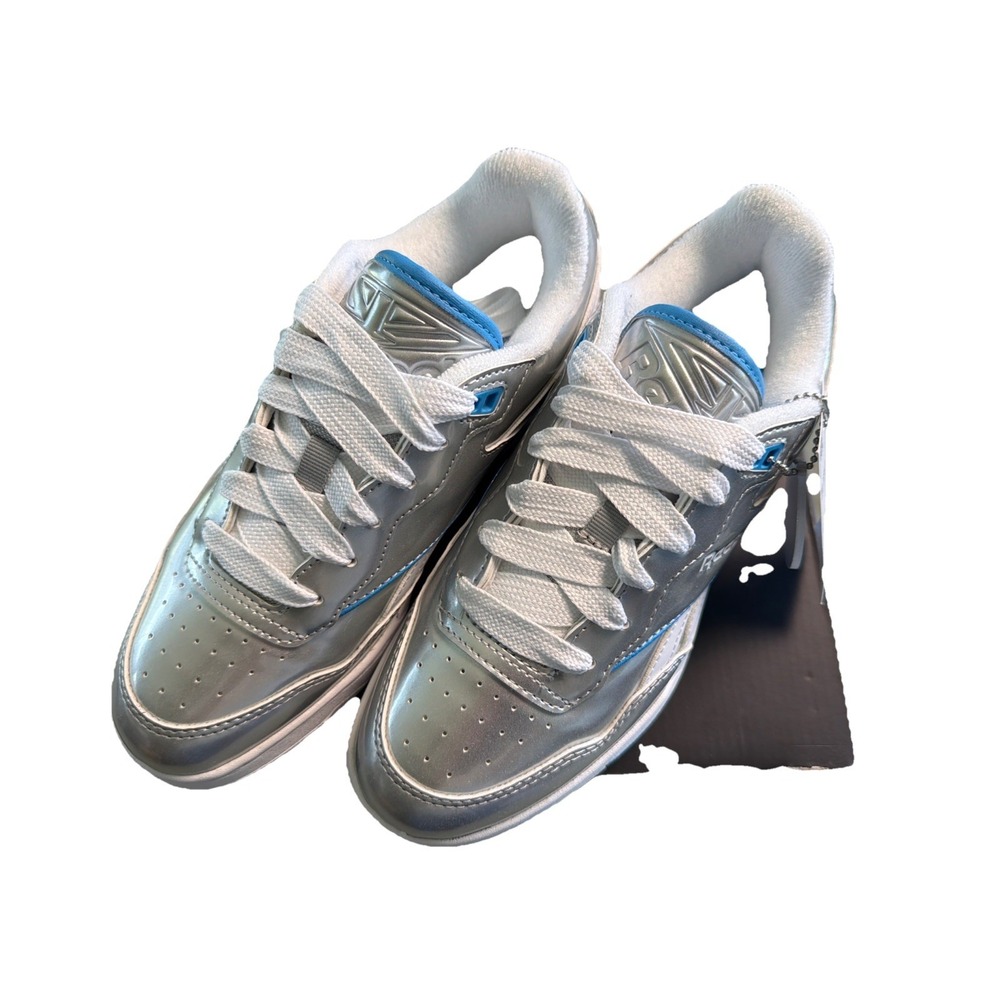 Reebok x Angel BB 4000 II Basketball Shoe Silver/Blue/White Womens Size 7 NEW